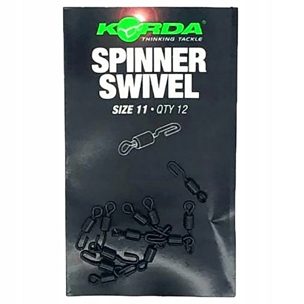 2x Quick release swivel Size 11 Carp Korda Spinner Swivels