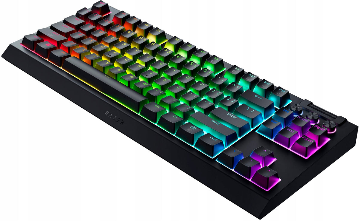2x RAZER BlackWidow V4 Tenkeyless HyperSpeed ​​- US Layout - Gaming Keyboard Manufacturer Razer