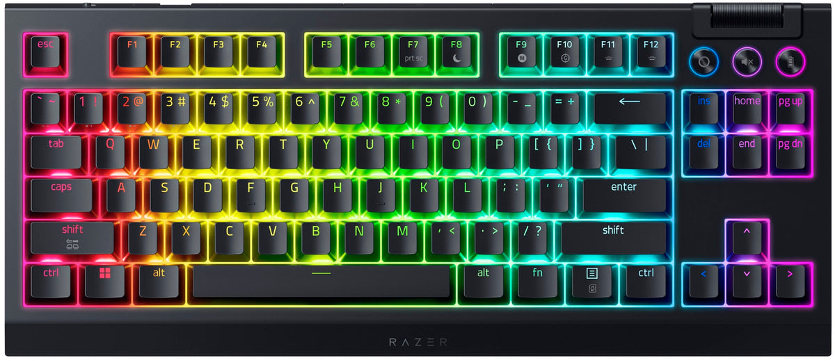 2x RAZER BlackWidow V4 Tenkeyless HyperSpeed ​​- US Layout - Gaming Keyboard