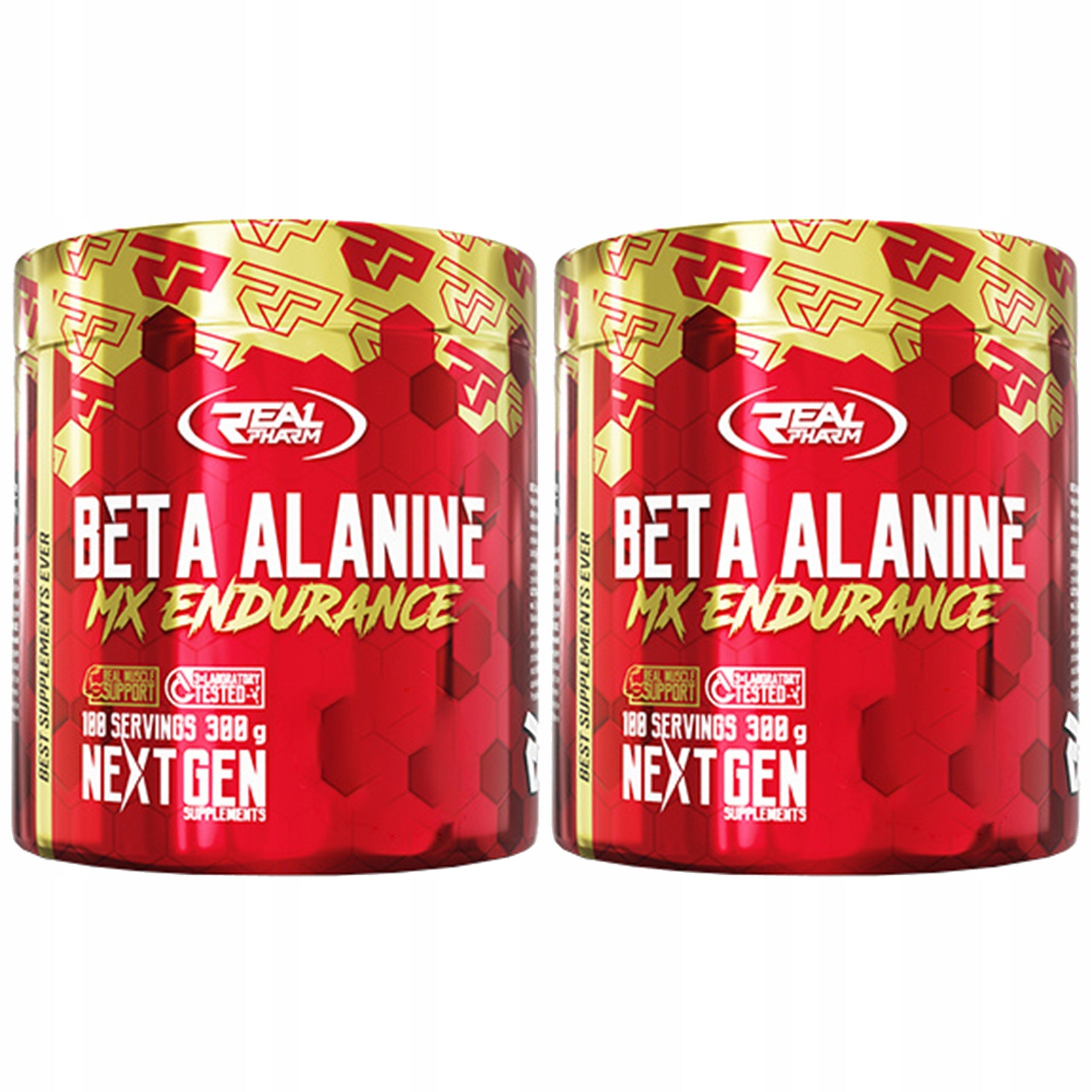 2x REAL PHARM Beta Alanine 300g Strength Regeneration Energy