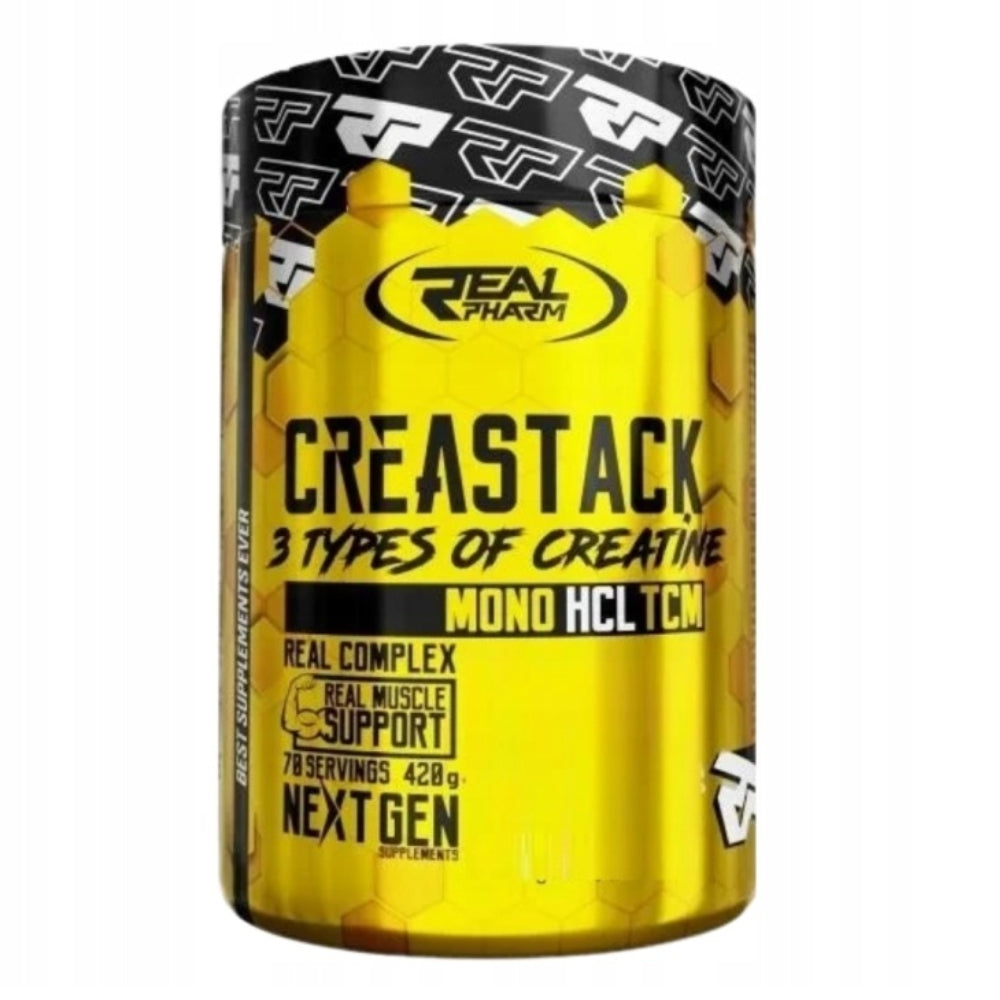 2x REAL PHARM CREA STACK 420 g ADVANCED FORMULA CREATINE ENERGY STRENGTH Manufacturer code 0001
