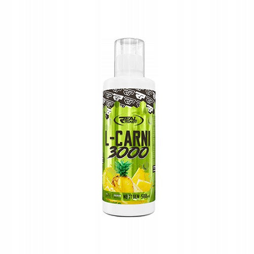 2x REAL PHARM L-Carnitine 3000 Liquid 500ml | Weight reduction | Fat burner Expiration date at least six months from the date of purchase