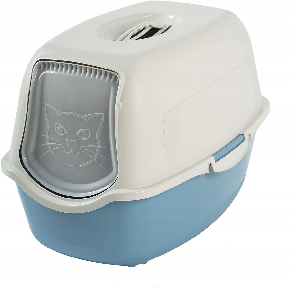 2x ROTHO Bailey White and blue - cat litter box Brand Rotho