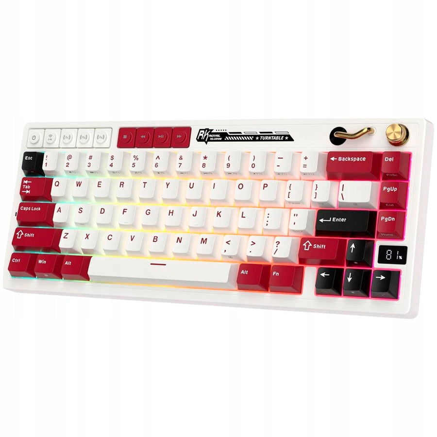 2x ROYAL KLUDGE RK M65 Famicom Gaming Keyboard Cream Switch Manufacturer Royal Kludge