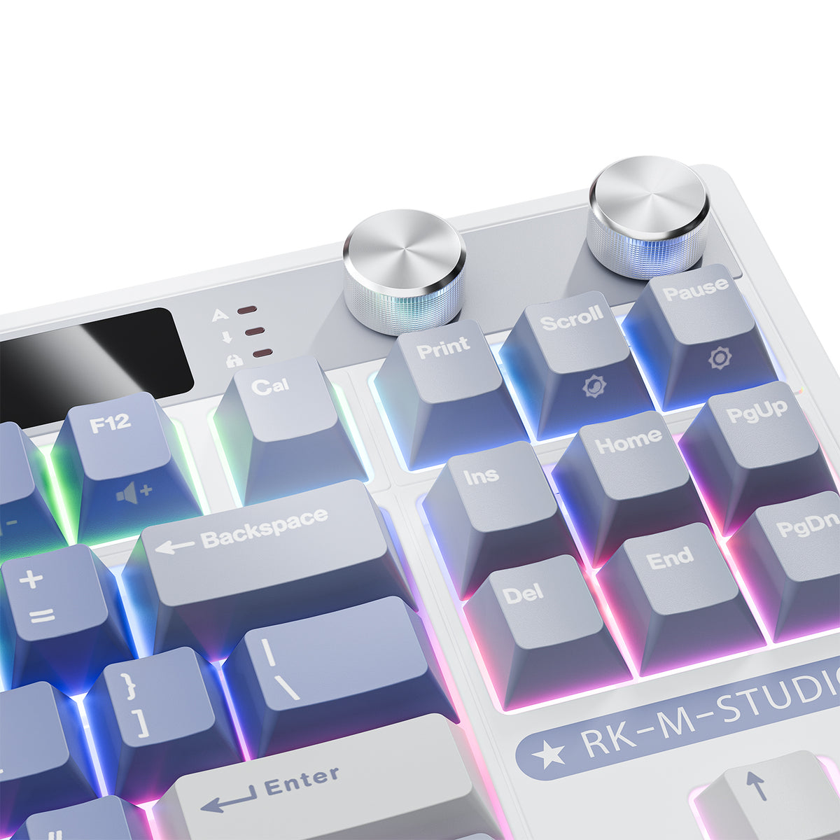 2x ROYAL KLUDGE RK M87 Ocean Blue Gaming Keyboard Cream switch Manufacturer RK Royal Kludge