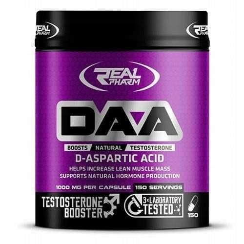 2x Real Pharm DAA 150caps D-ASPARTIC ACID LIBIDO Expiration date at least six months from the date of purchase