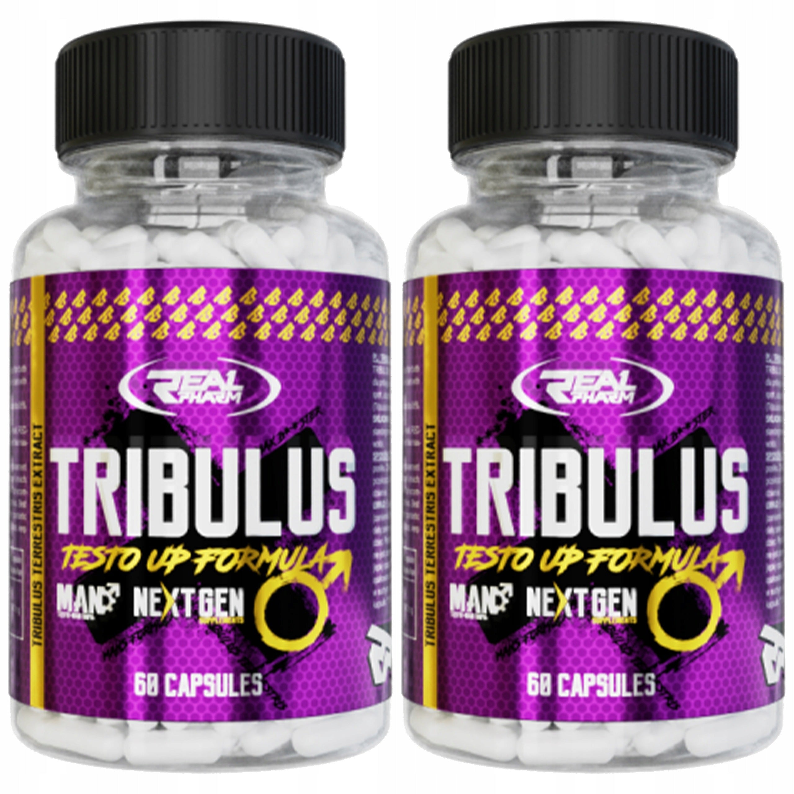 2x Real Pharm Tribulus 1000mg 60caps MACE TESTOSTERONE LIBIDO