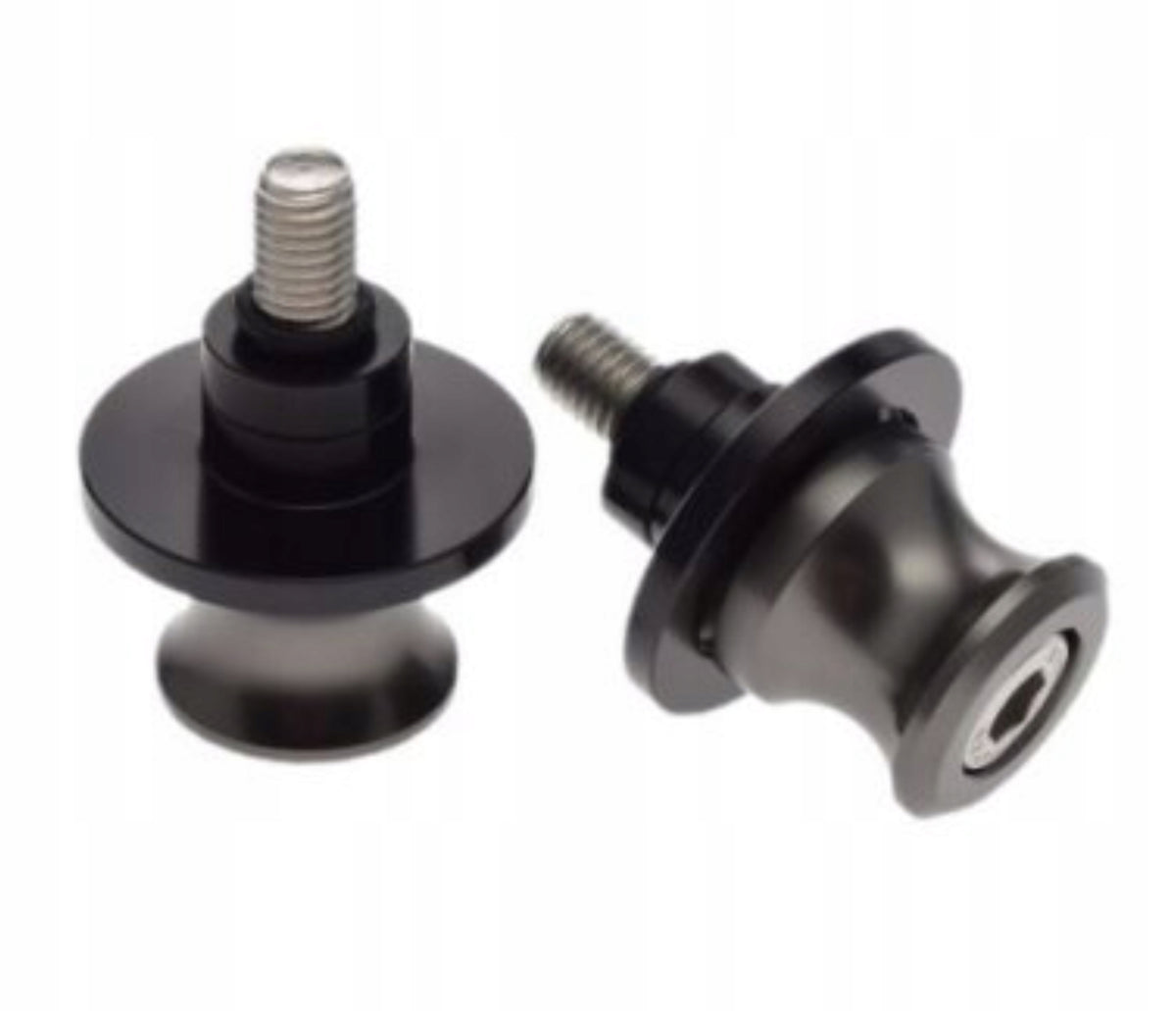 2x Rocker Rollers Lift Handle M8 x 1.25 Grey