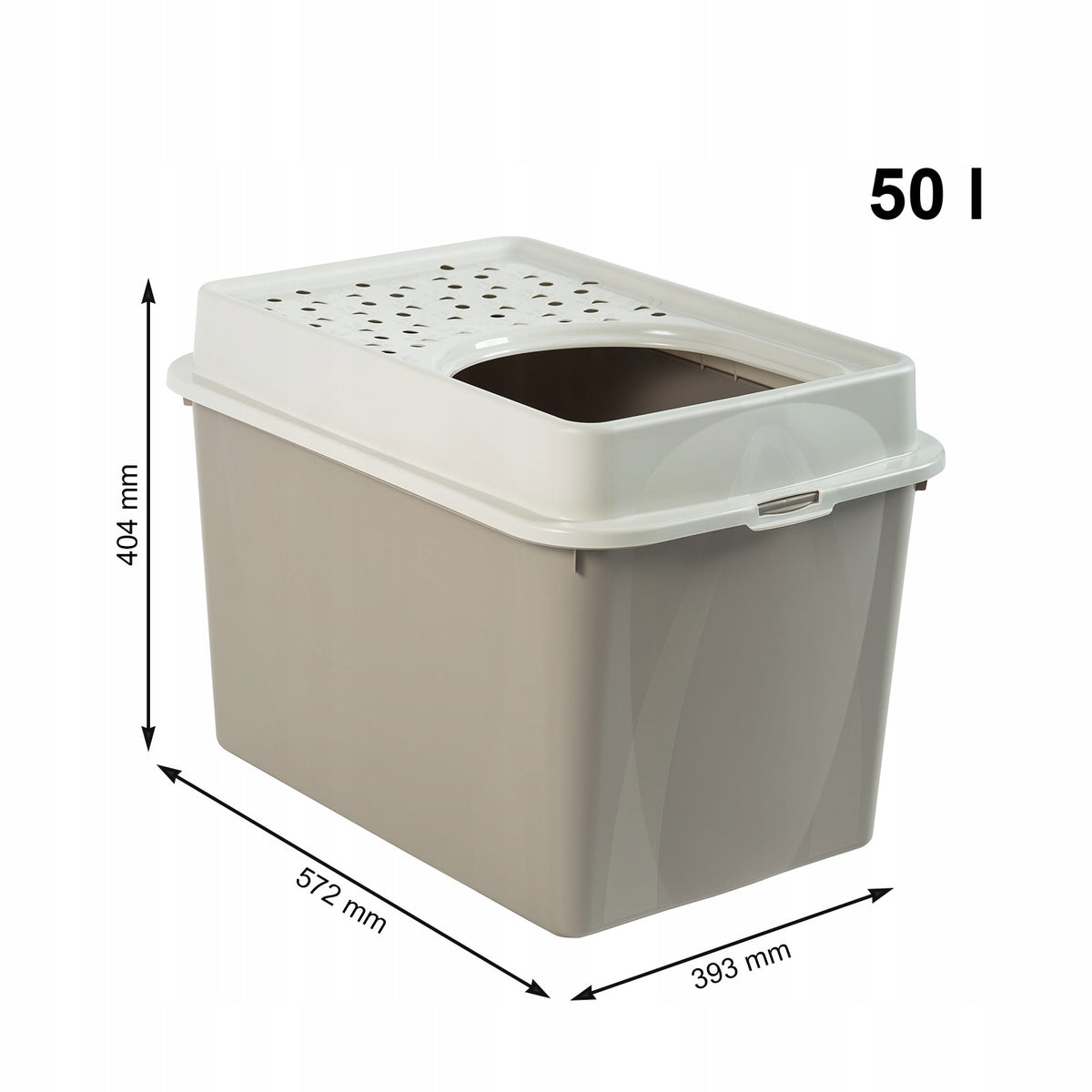 2x Rotho Toilet BERTY Top Entry Eco cappucino cat Brand Rotho