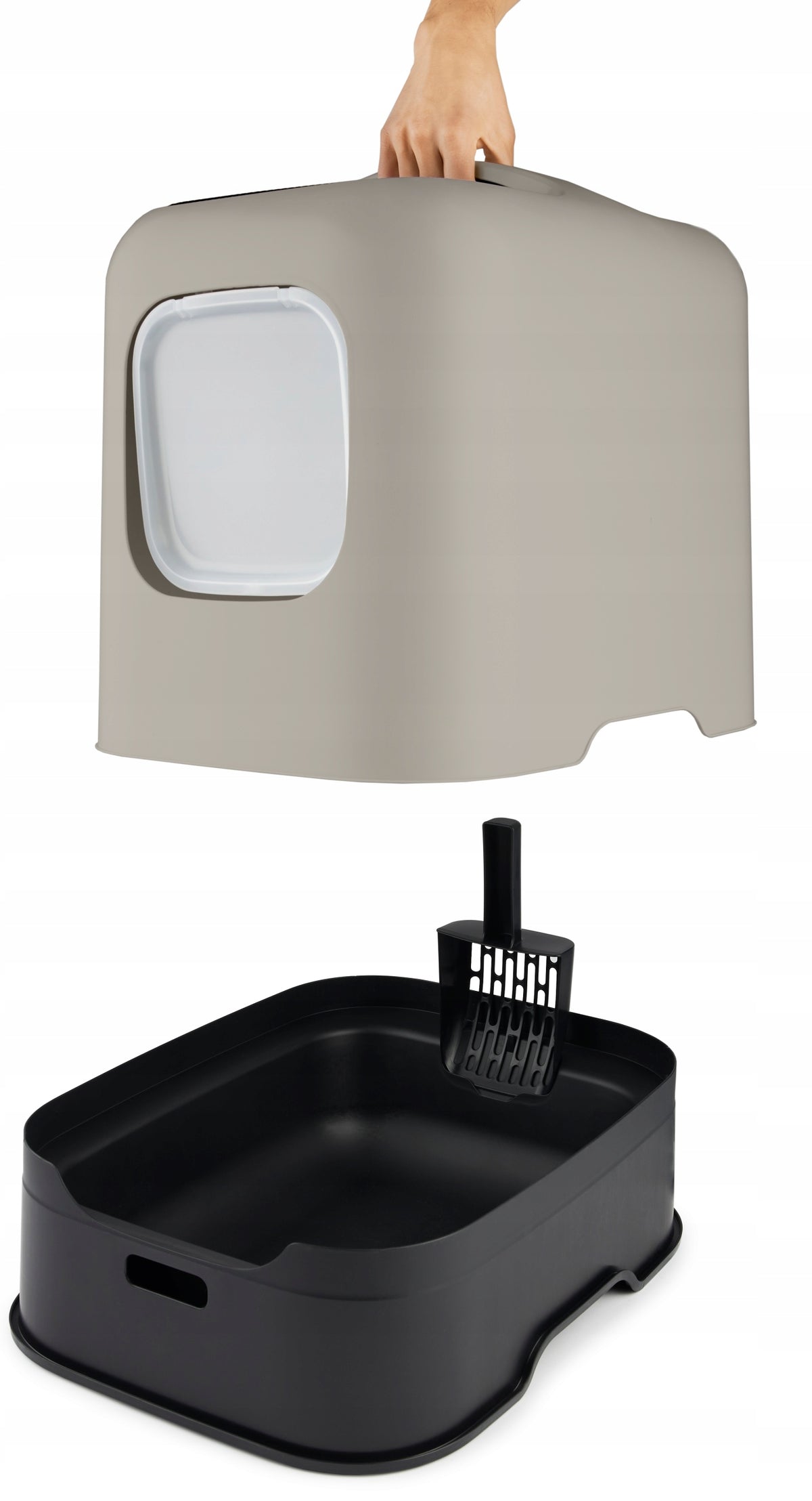 2x Rotho cappucino litter box for cat Manufacturer code 4005207422