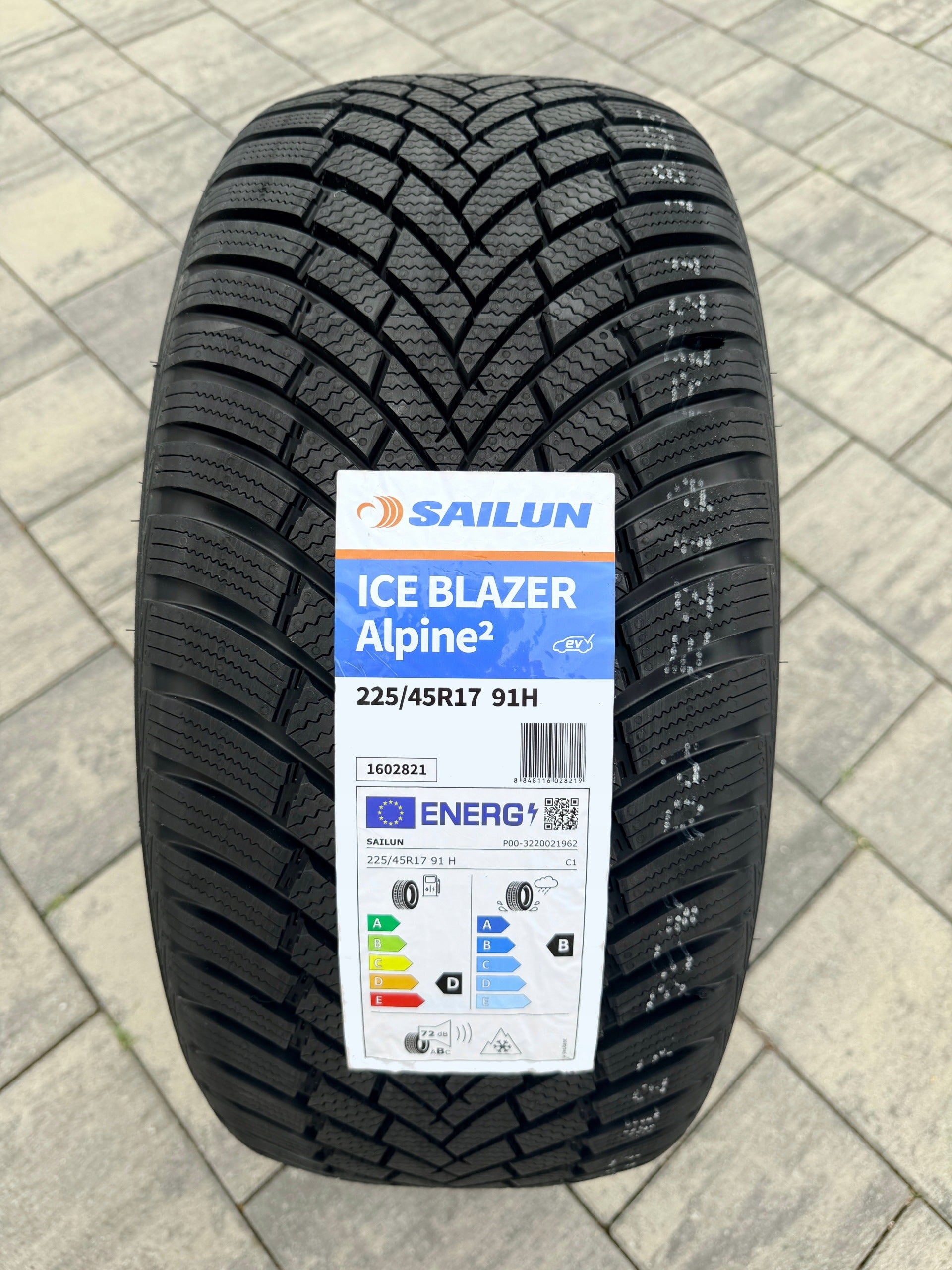 2x SAILUN Alpine 2 225/45/17 225/45R17 225/45 R17 Rant Winter 2026r. Year of manufacture 2026