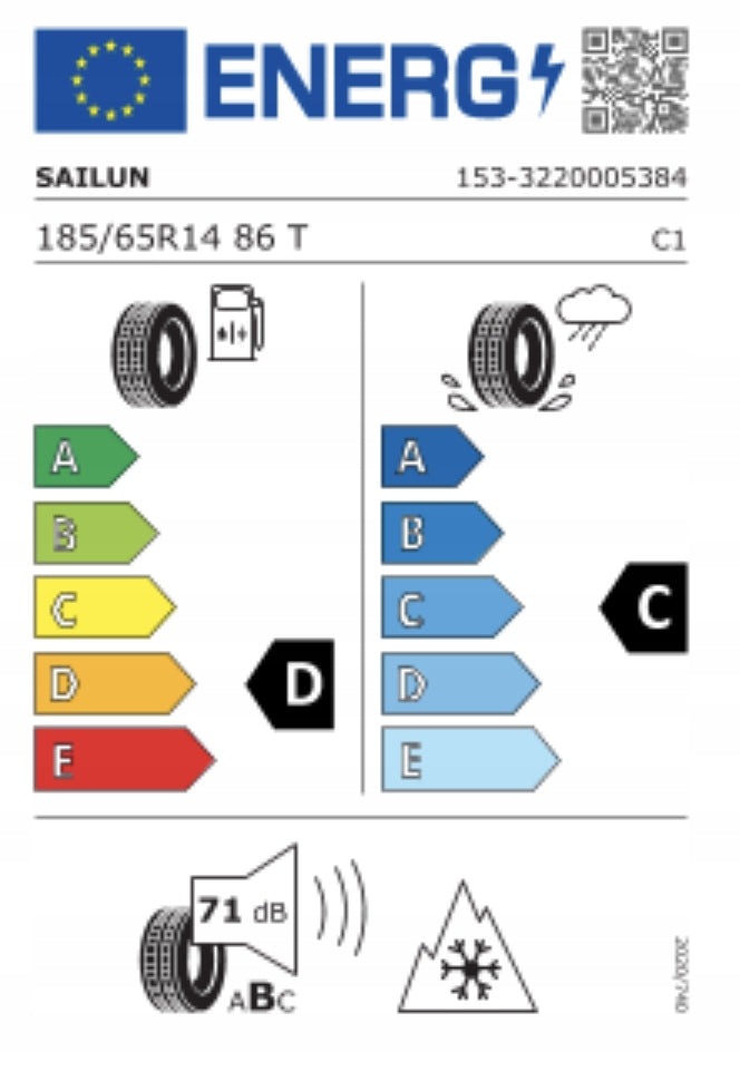 2x SAILUN Atrezzo 4 SEASONS 185/65/14 185/65R14 185/65 R14 All-Season Tires Number of tires offered 2 pcs.