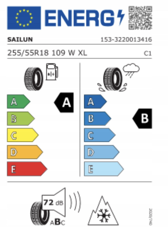 2x SAILUN Atrezzo 4 SEASONS Pro 255/55/18 255/55R18 R18 Number of tires offered 2 pcs.