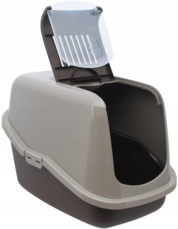 2x SAVIC Nestor Cat Cuvette Grey-Brown