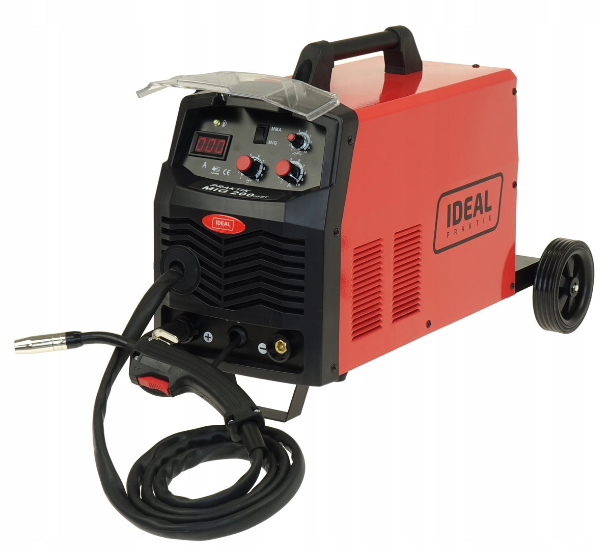 2x SEMI-AUTOMATIC WELDING MACHINE PRAKTIK MIG 200 MMA IGBT - BW PRAK M20V