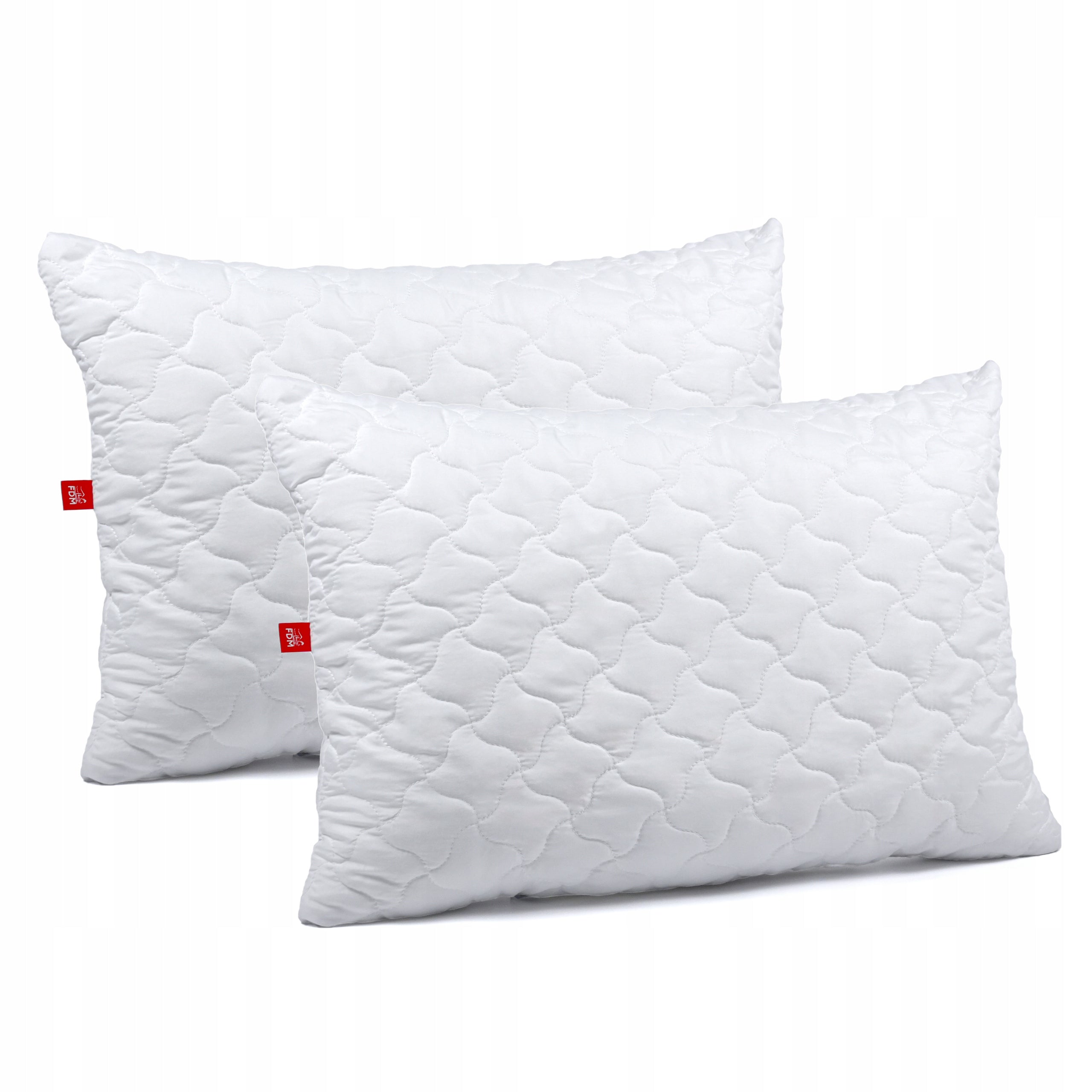 2x SOFTI Pillow 70x80 Fluffy Comfortable Zipper QUILTED THICK
