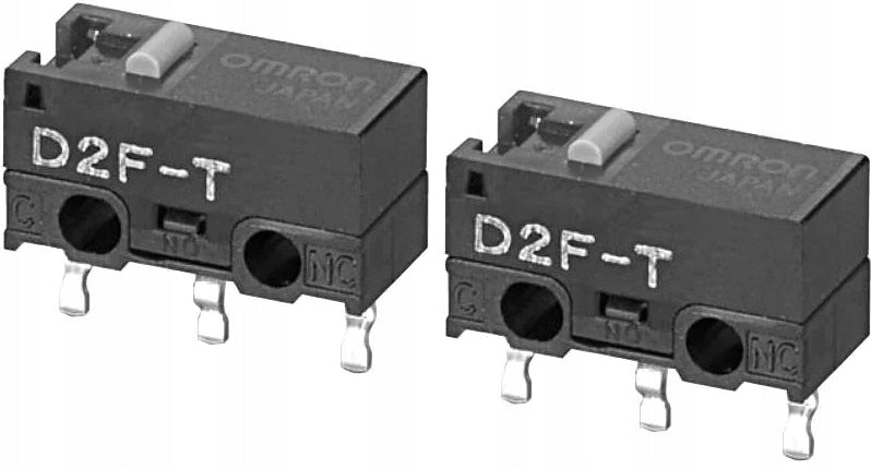 2x SWITCH BUTTON SWITCH 3 PIN MOUSE MICROSTICK OMRON D2F-01F JAPAN