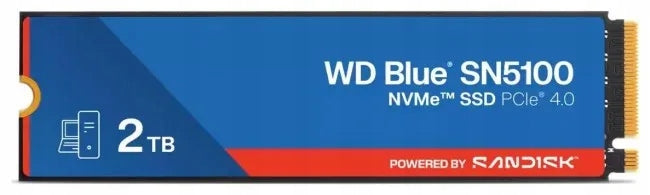 2x Sandisk 2TB M.2 PCIe Gen4 NVMe Blue SN5100 SSD