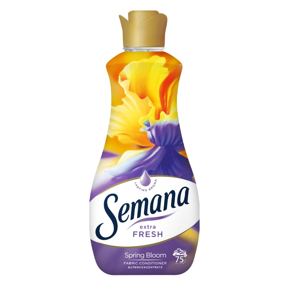 2x Semana Fresh washing softener Spring Bloom 1,5l efficient 75 washes Brand Semana