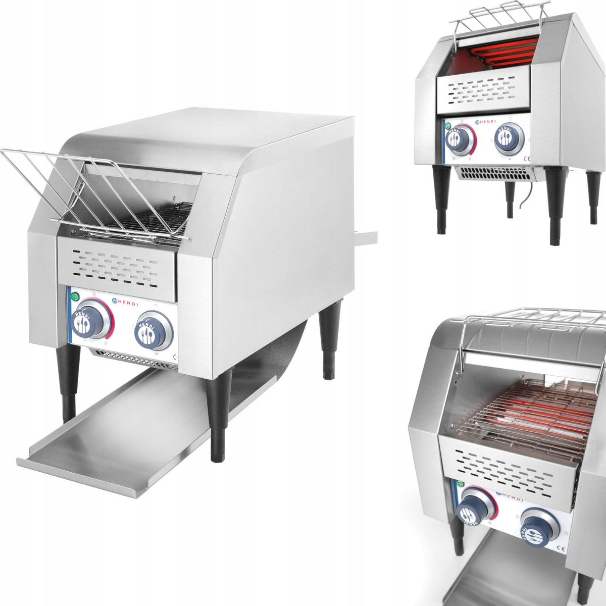 2x Single through toaster 1340W