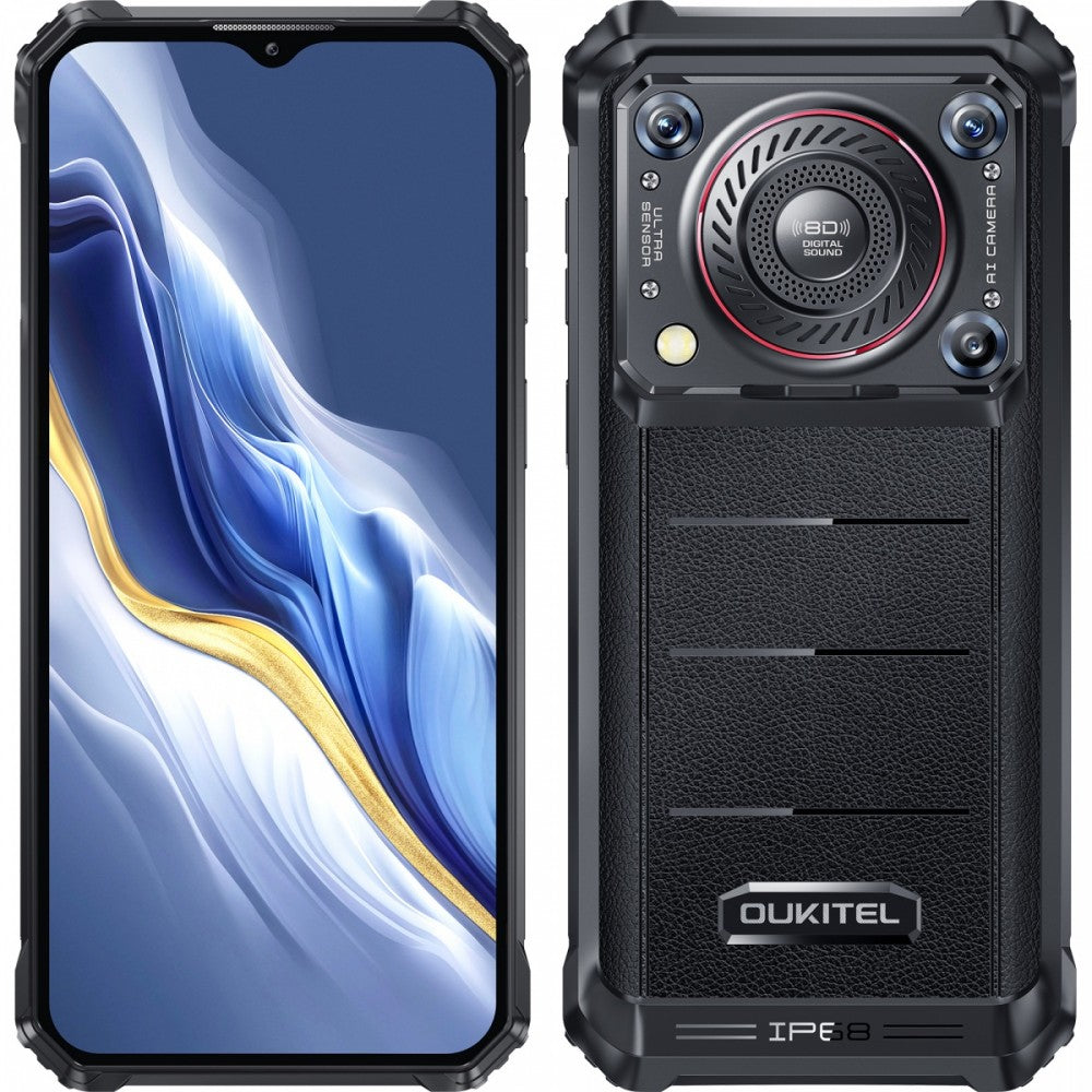 2x Smartphone Oukitel WP36 Pro 6/256 10600mAh black Built-in memory 256 GB