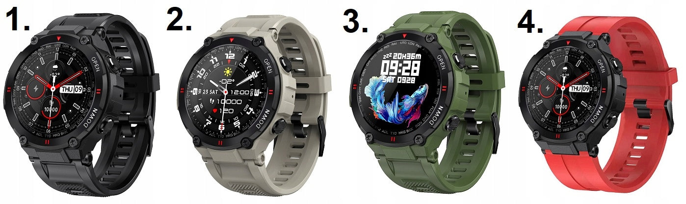 2x Smartwatch Gravity For Boy Black Sports With Talk Function Ip67 Product weight with unit packaging 0.1 kg