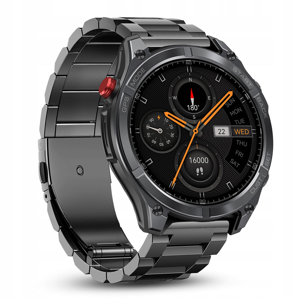 2x Smartwatch Jg Smart Men's Outdoor Gps Amoled Black Ip69k Model other