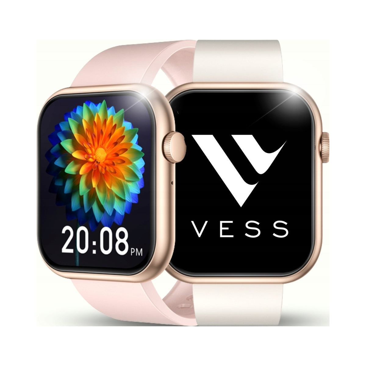2x Smartwatch Vess K7pro Gold