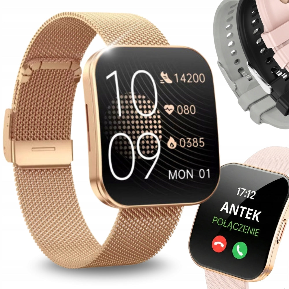 2x Smartwatch Vess Tky47 Gold