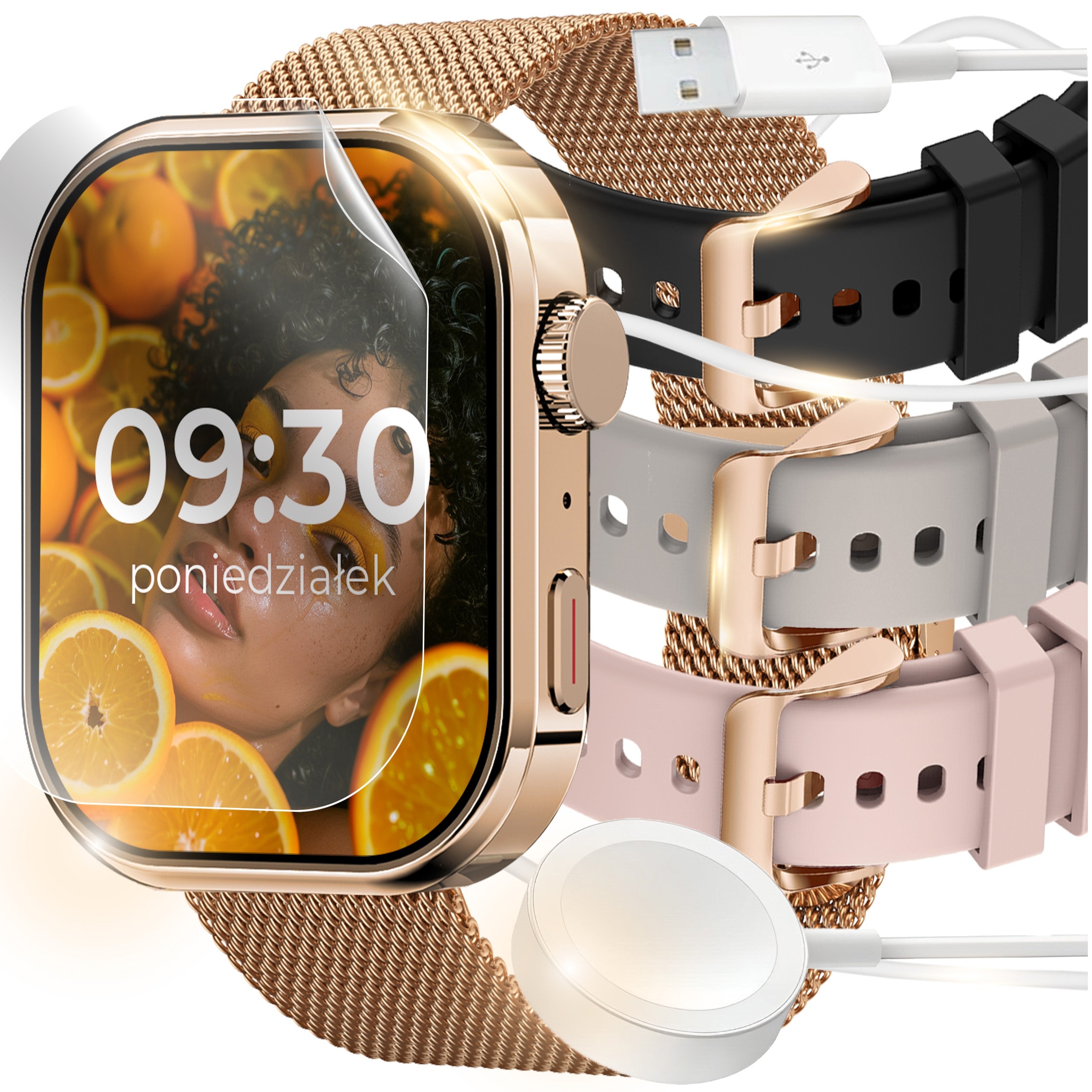 2x Smartwatch Wonderwatch Mi3 Gold