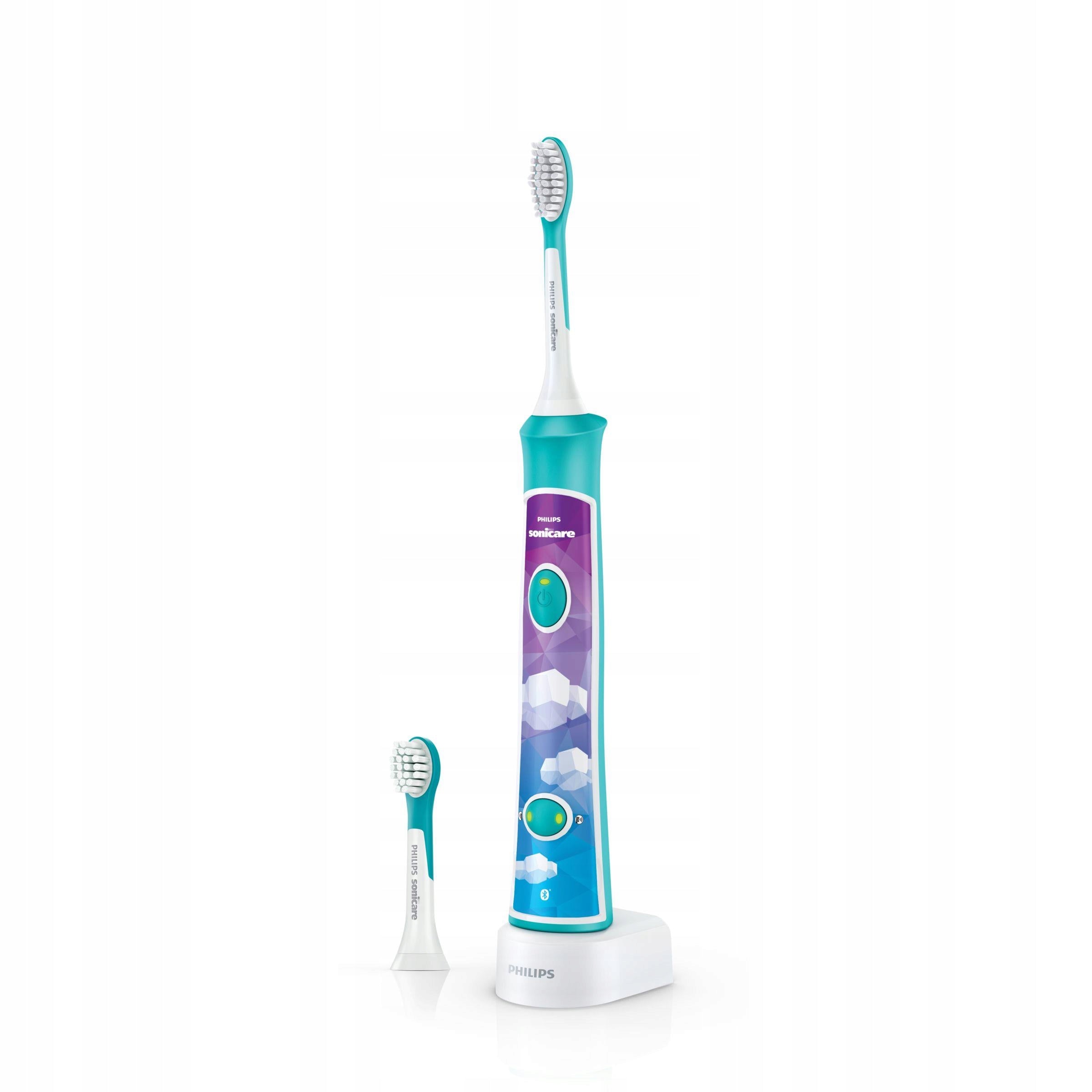 2x Sonic Toothbrush Philips Sonicare For Children Hx6322 04 Aqua Stickers