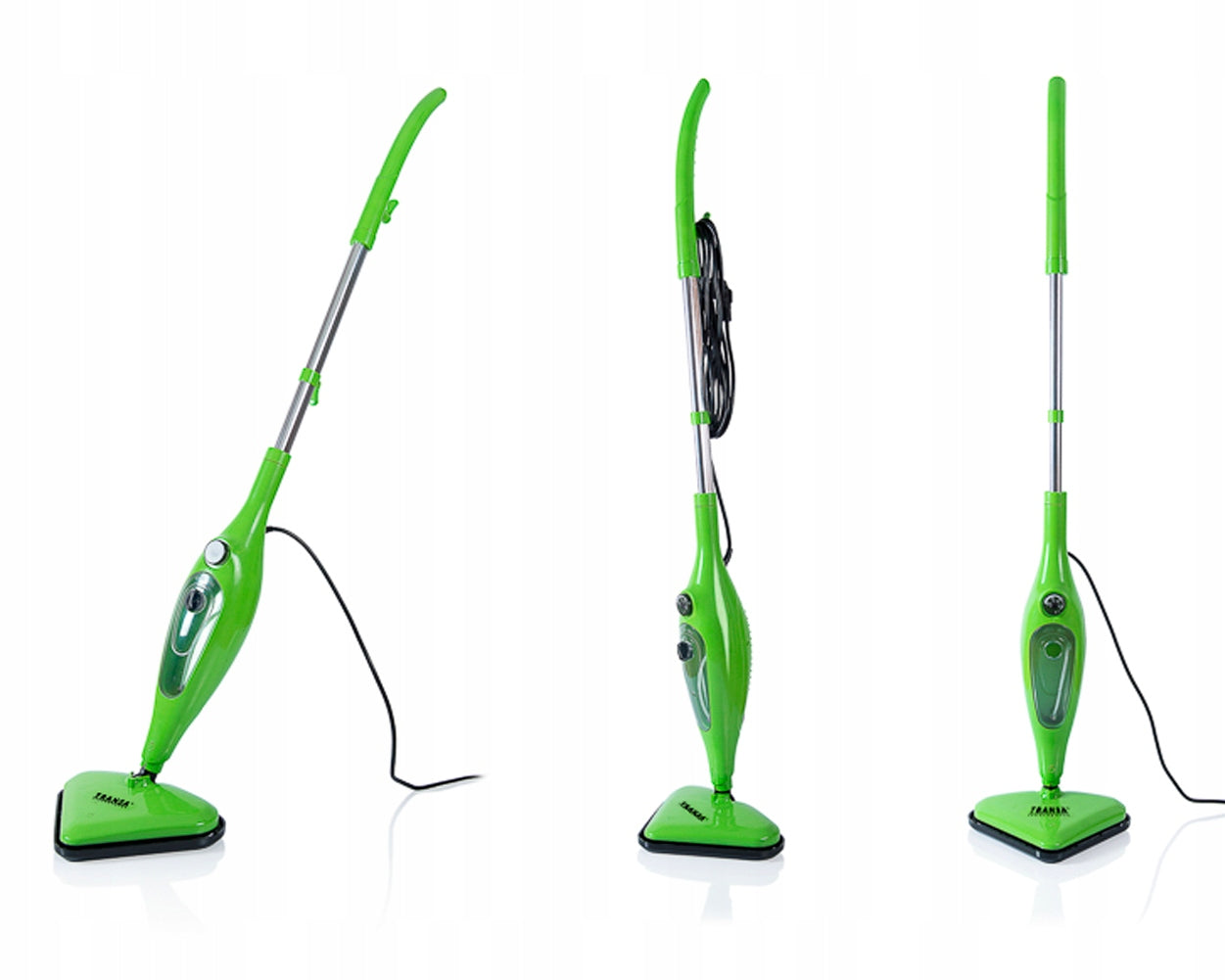 2x Steam Mop Transa Electronics Aquasteam Green 12in1 1500 W Green Brand Transa Electronics