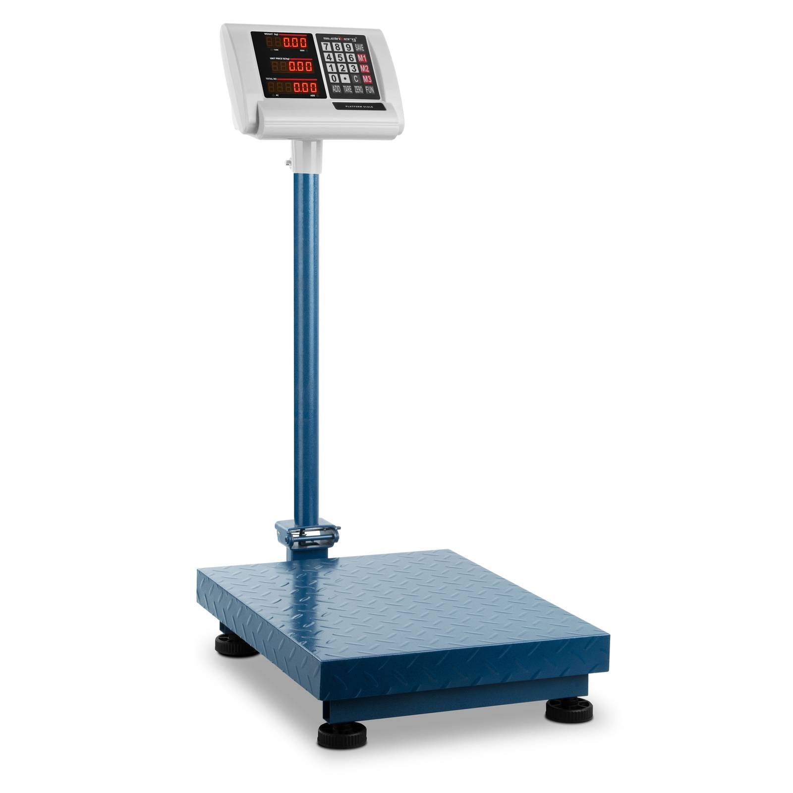 2x Storage platform scale counting folding 40x50cm power supply + accumulator