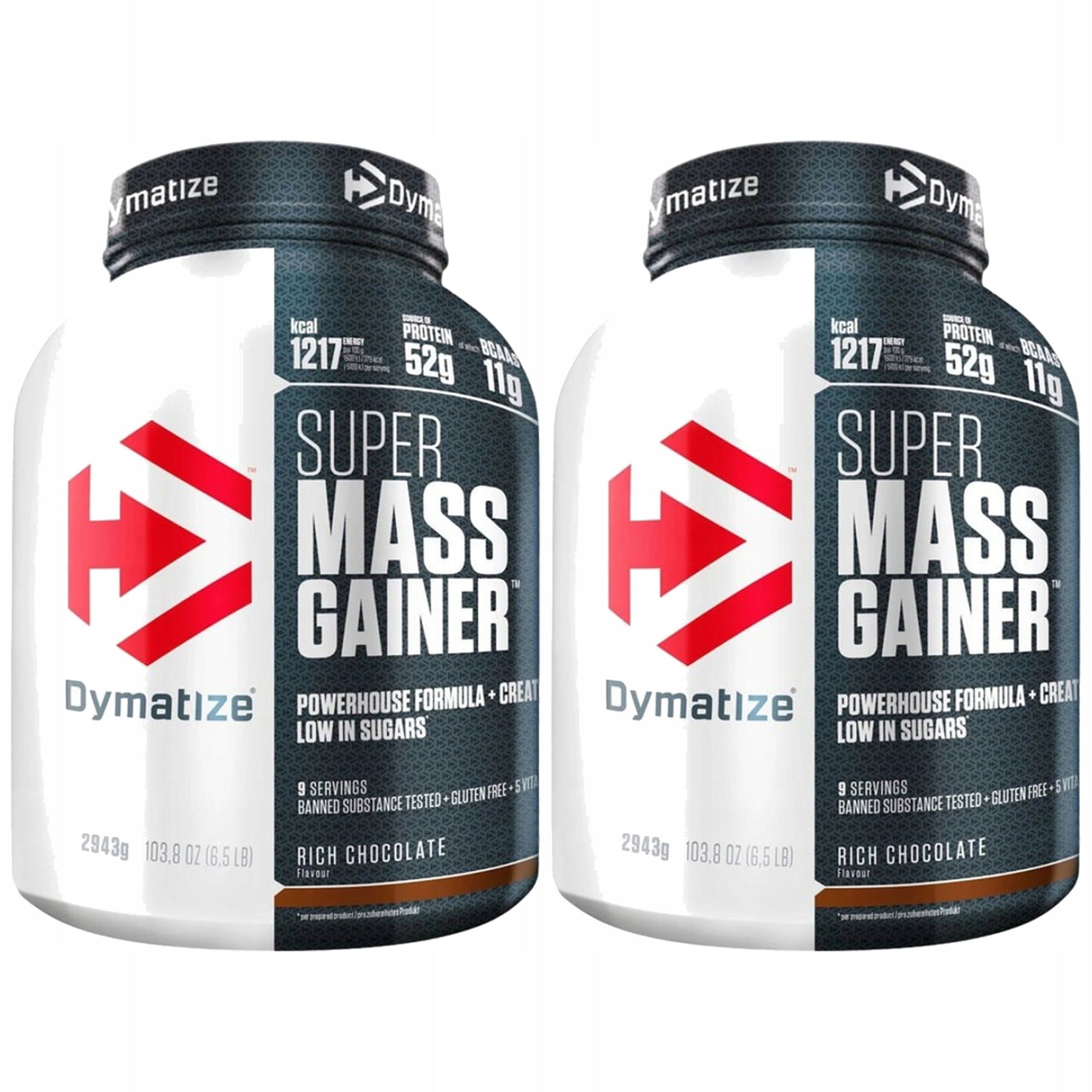 2x Super Mass Gainer MASS STRENGTH PROTEIN CARBOHYDRATES