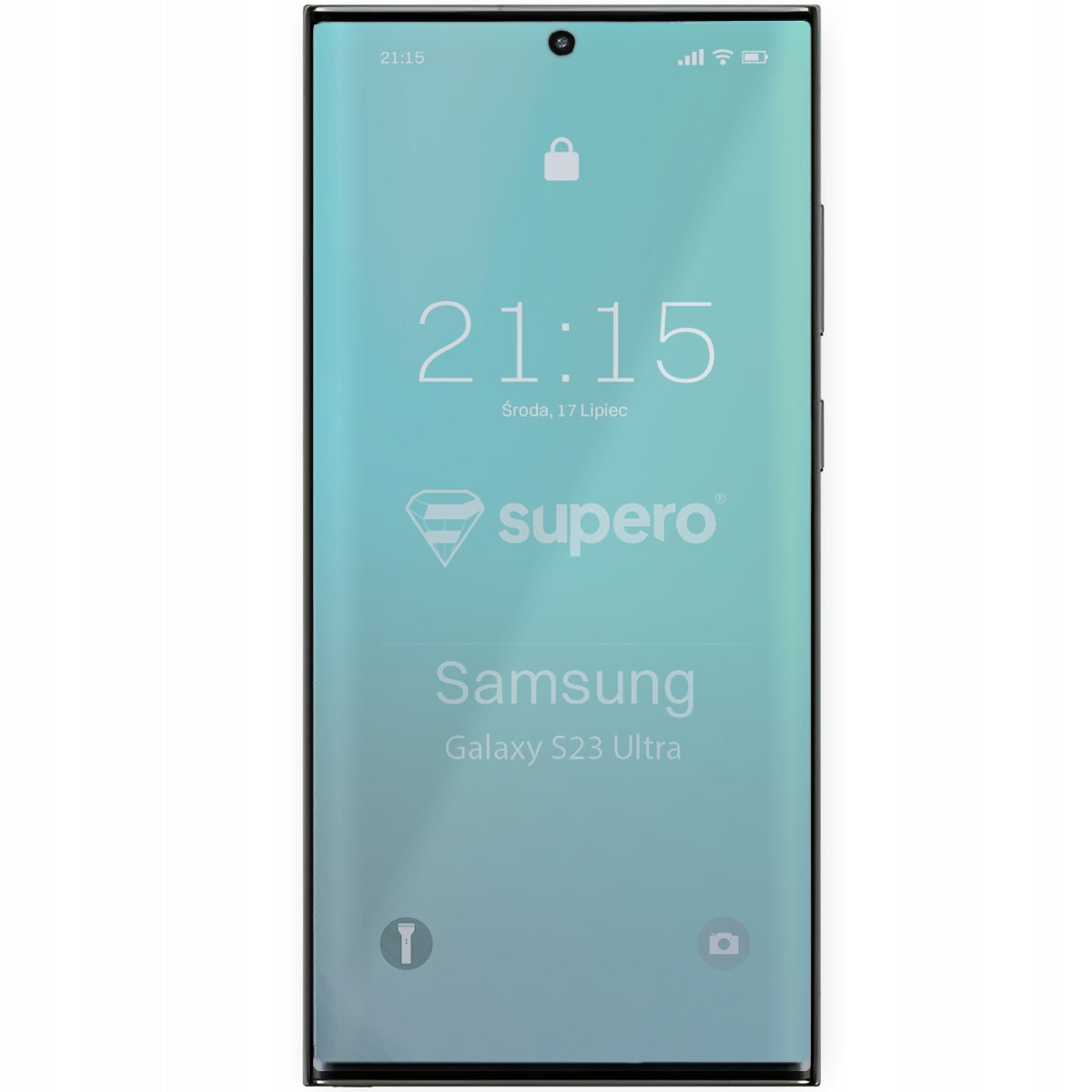 2x Supero UV Tempered Glass for Galaxy S23 Ultra, Fast for Display, 9H Dedicated brand Samsung