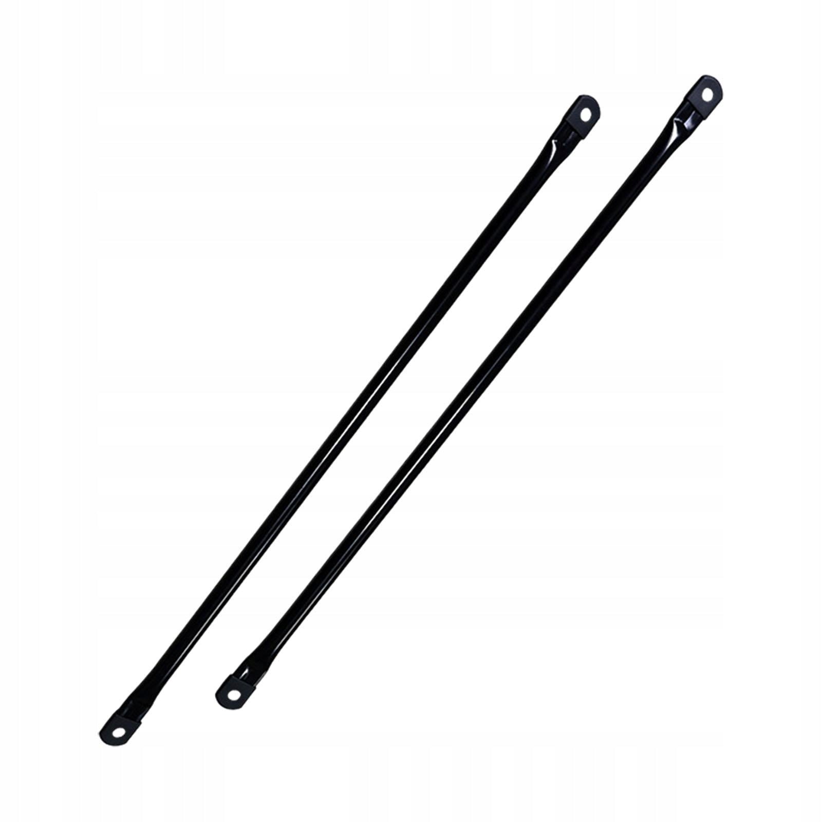 2x Swing Replacement Rods Hanging Poles Swing Arms Metal Rods 70.5 cm Black Total length 1 cm