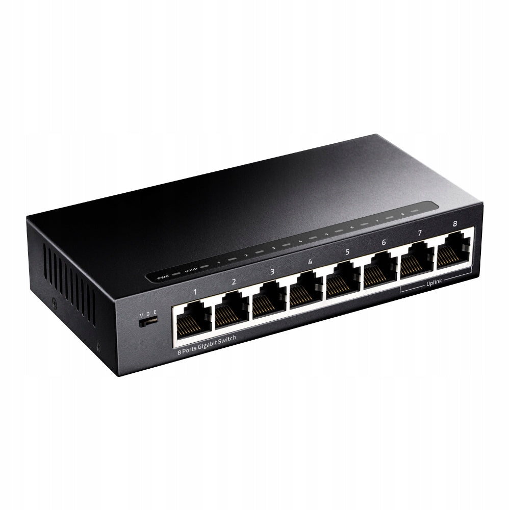 2x Switch CUDY GS108 Manufacturer Cudy