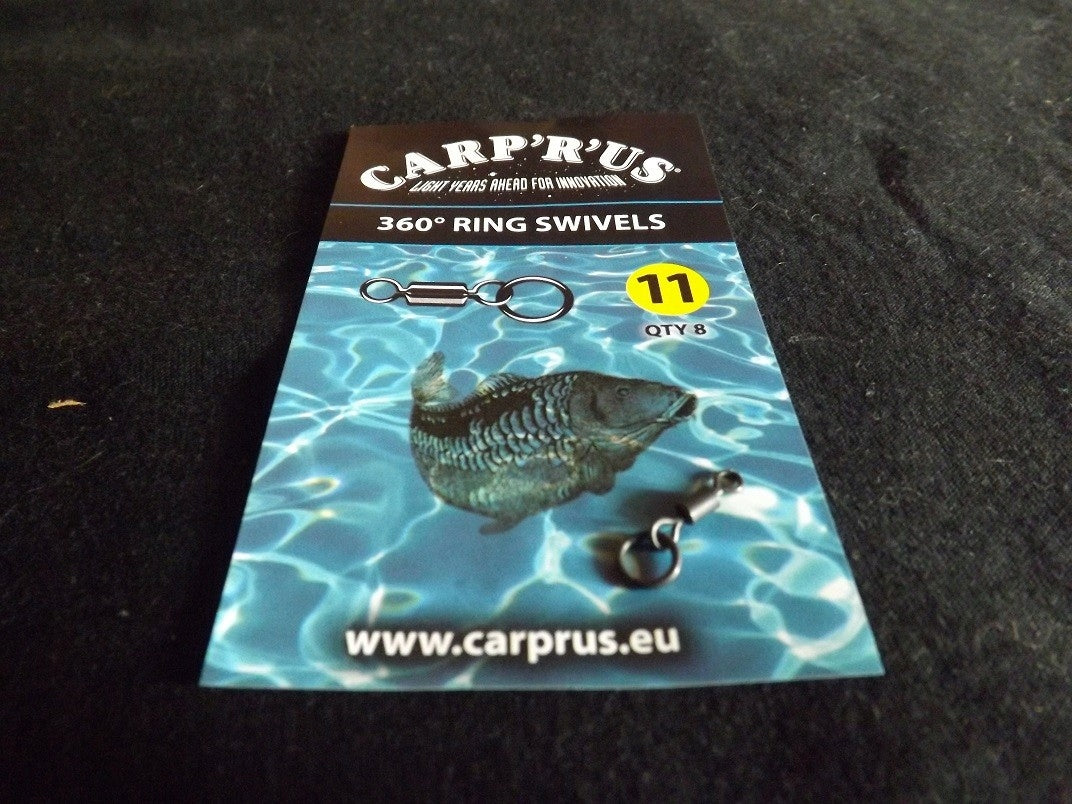 2x Swivel with wheel 360 Ring Swivels Carp'R'Us r. 11 Brand Carp'R'Us