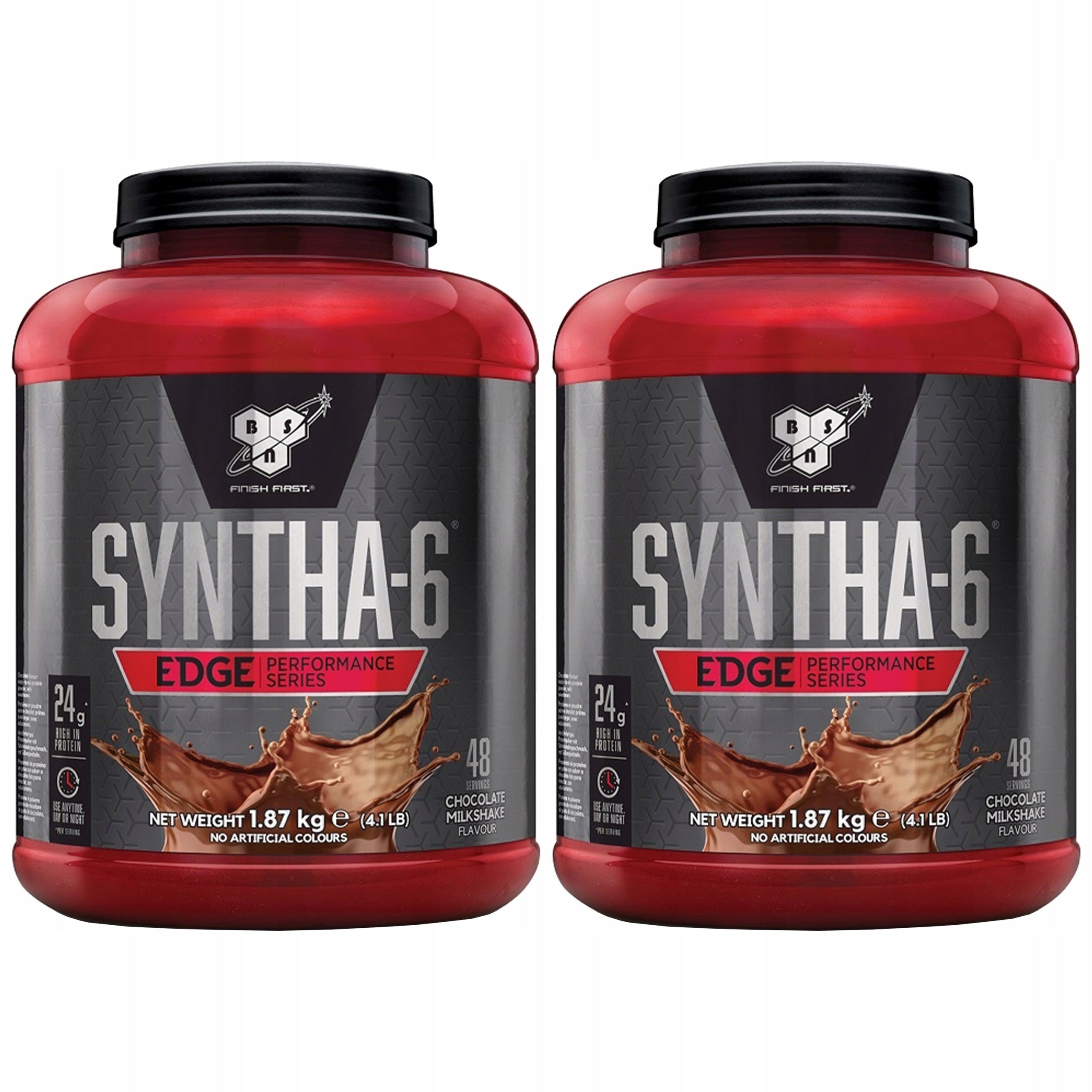2x Syntha-6 Edge Protein 24g Protein 6 Fraction Muscle Mass BSN