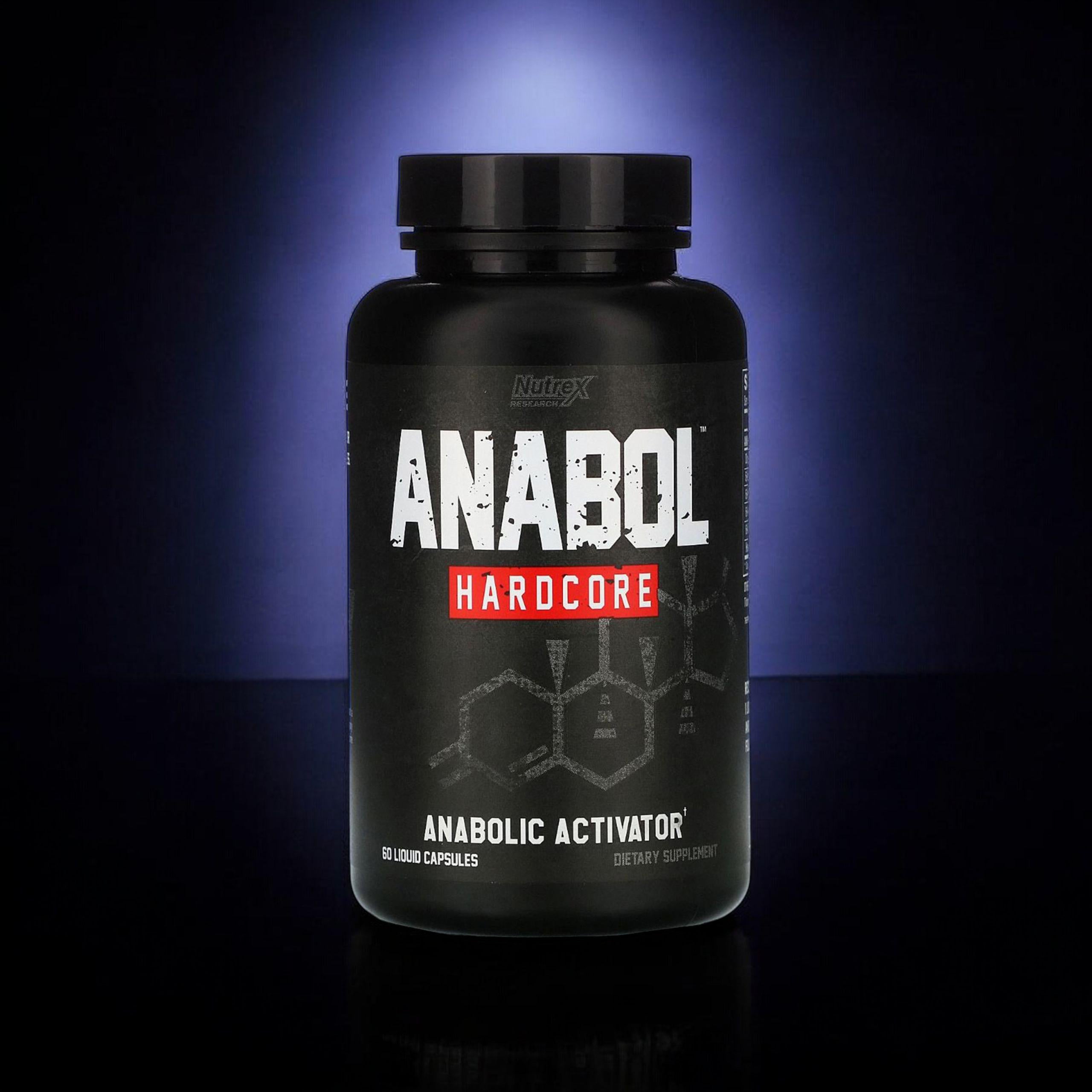 2x TESTOSTERONE BOOSTER ANABOL HARDCORE 60 caps ANABOLIC STRENGTH NUTREX Brand Nutrex