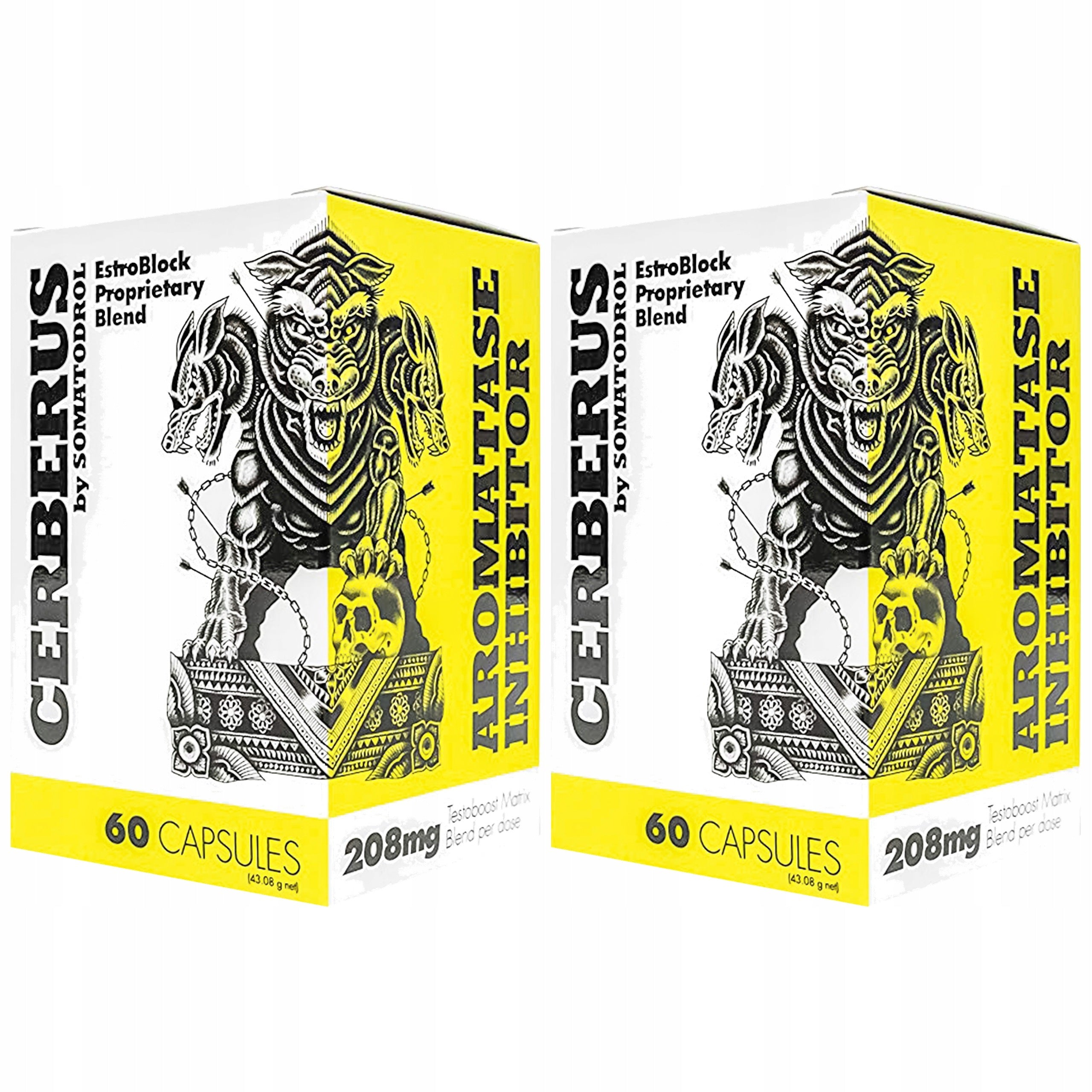 2x TESTOSTERONE IRIDIUM LABS Cerberus 60k TRIBULUS FENUGREEK ZINC