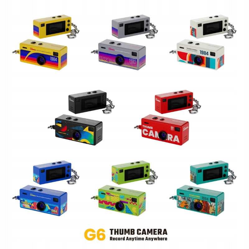 2x THUMB CAMERA RETRO HD Keychain Digital Camera FOR GIFT! Manufacturer code Blind Choice Box