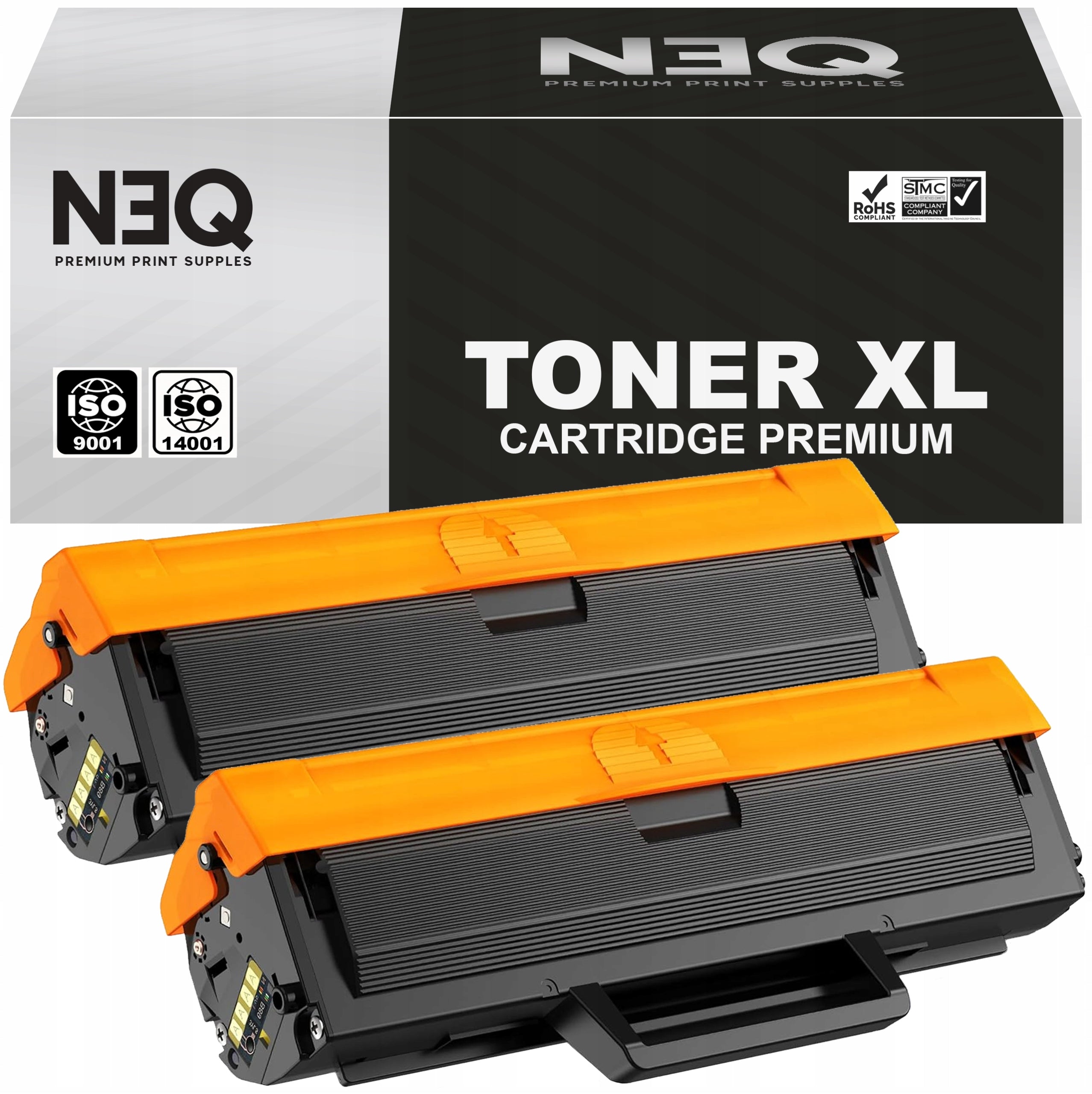 2x TONER MLT-D101S XL FOR SAMSUNG ML-2160 ML-2165 ML-2165W SCX-3400 SCX-3405