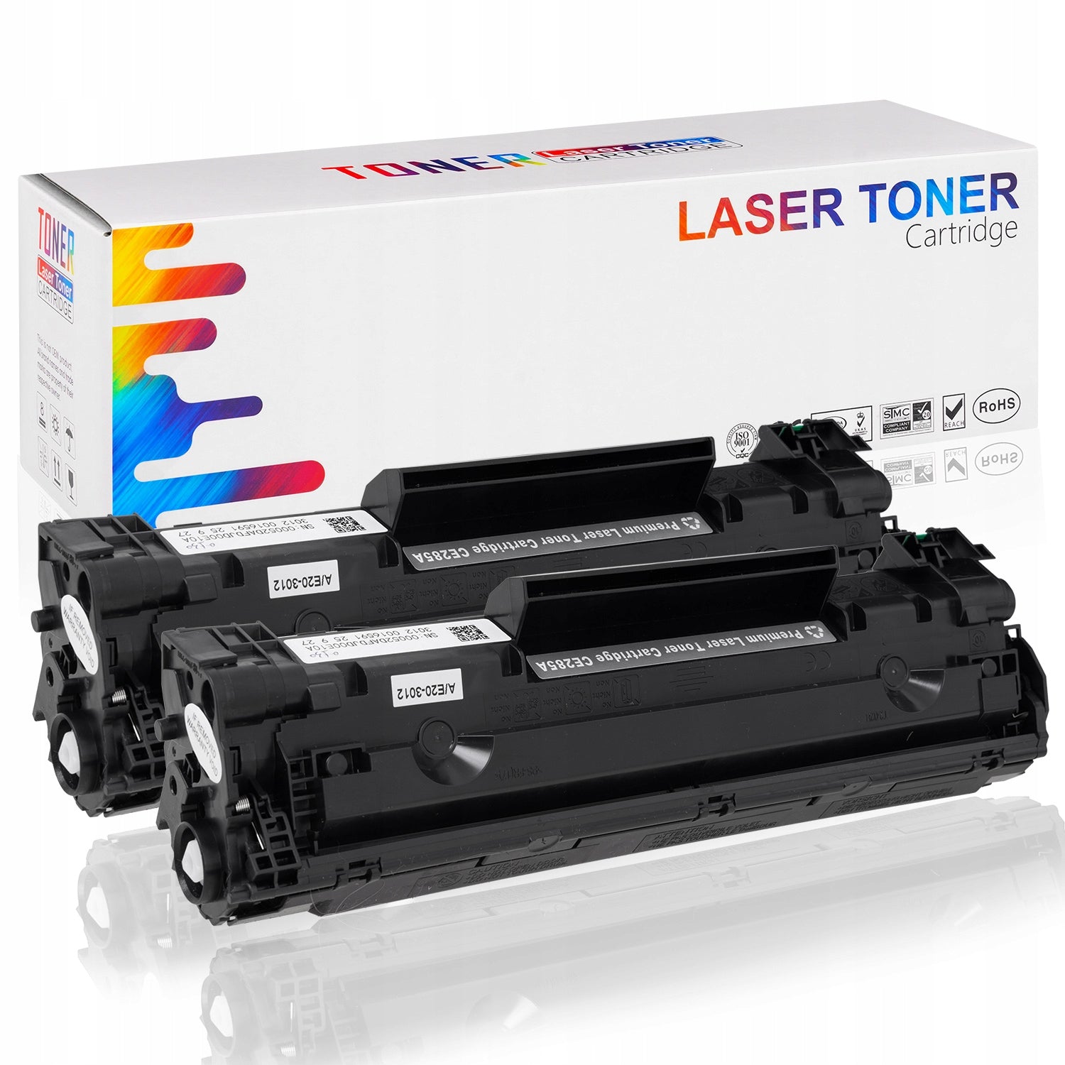 2x TONER for HP LaserJet P1005 P1006 CB435A NEW