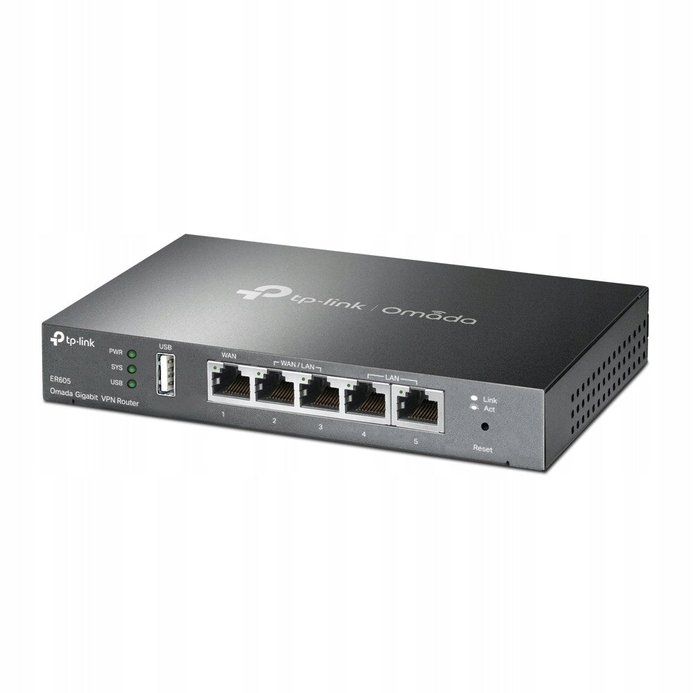 2x TP-LINK TL-ER605 Router Number of ports 5