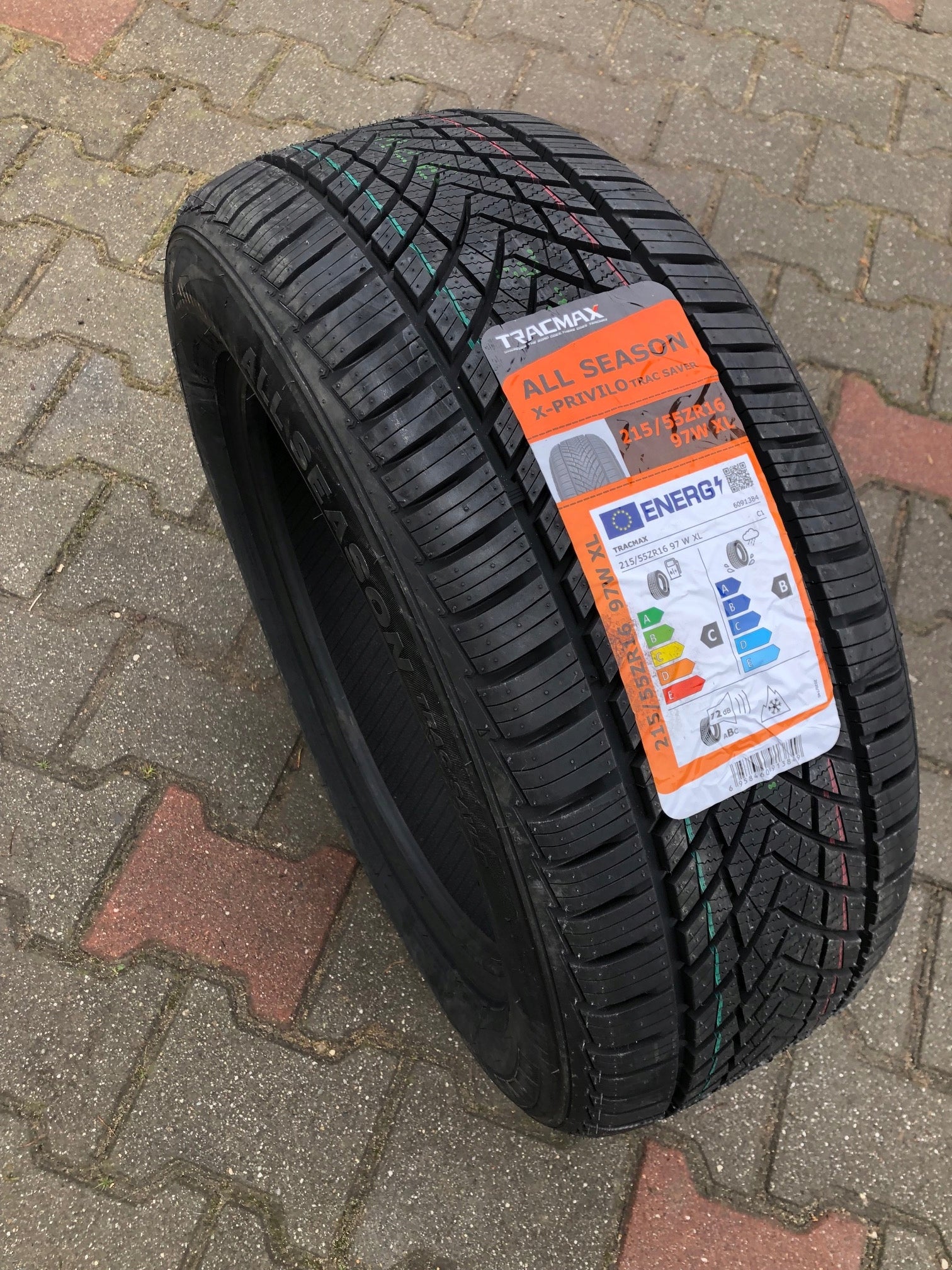 2x TRACMAX A/S Trac Saver 215/55/16 215/55R16 215/55 R16 Year-round 2026 Season all-season