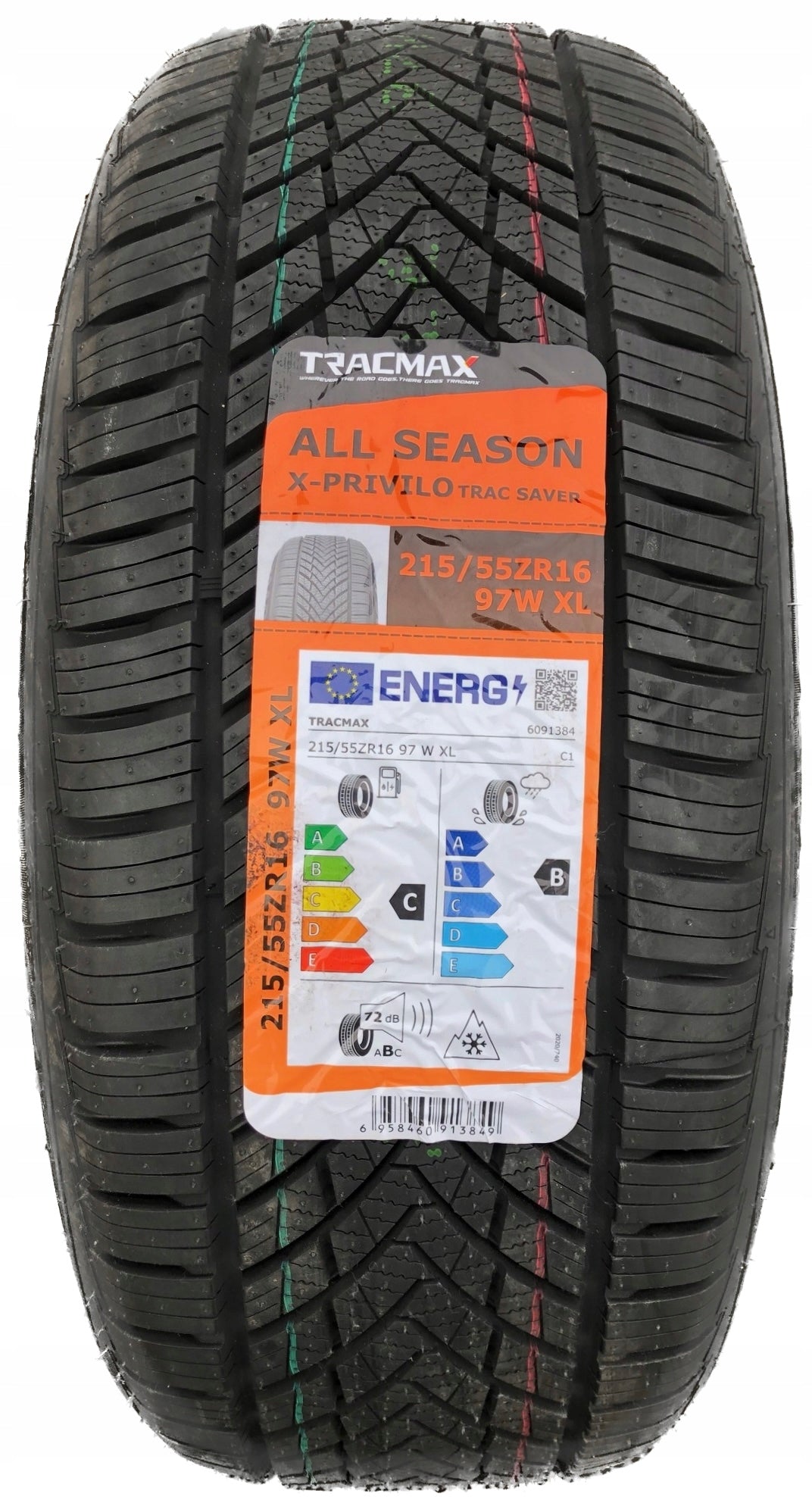 2x TRACMAX A/S Trac Saver 215/55/16 215/55R16 215/55 R16 Year-round 2026