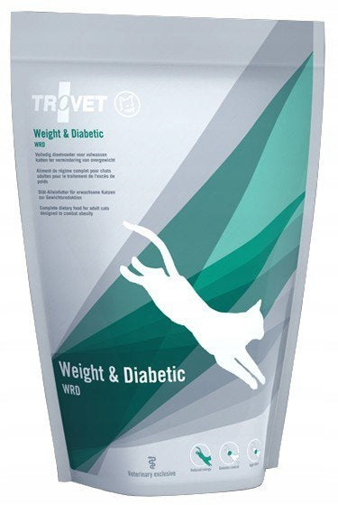 2x TROVET WRD Weight & Diabetic For Cats 500g