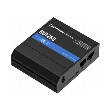 2x Teltonika RUT260 industrial router 4G / LTE (RUT260000000)