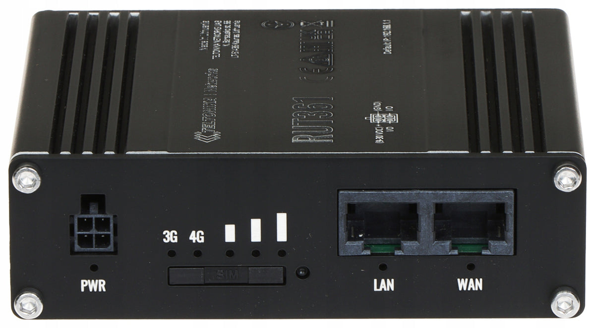 2x Teltonika RUT361 industrial router 4G / LTE (RUT361100000) Model RUT361